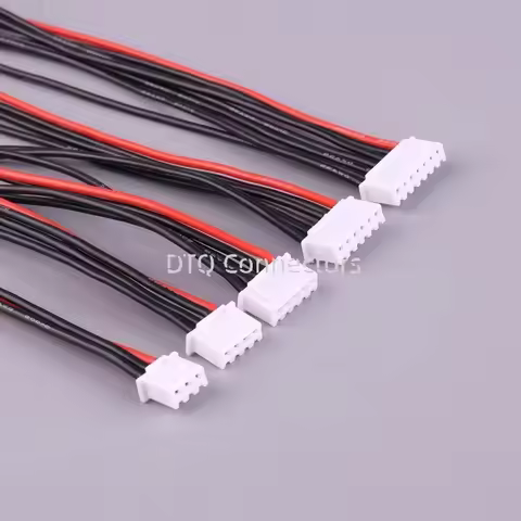 JST XH 2.54mm Female Socket Lipo Battery Balance Wire Extension Charger Plug Connector 22AWG Silicon