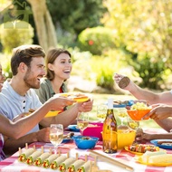 Bamboo Taco Tray with Tong Rectangular Taco Holder Holds 8 Soft or Hard Shell Tacos Large Taco Holde