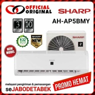 AC SHARP AH-AP 5 SSY 1/2PK + PASANG INSTALASI R32 AC SHARP 0,5PK
