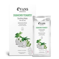 EVANS DERMALOGICAL Diamond Tomato Soothing Facial Mask 25Ml X 3