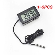 【Best Price Guaranteed】 1~5pcs Mini Lcd Digital Thermometer With Waterproof Probe Indoor Outdoor Convenient Temperature Sensor For Refrigerator Fridge