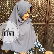 Alny Hijab - Instant Khimar Jumbo Hijab with Center and Butterfly Split Jumbo Pet Khimar/ with Butte