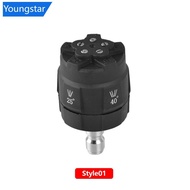 【FY】  5 In 1 Car Washer Spray Nozzle High Pressure Washing Nozzle 1/4 Quick Connector Rotating 0/15/