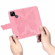 Butterfly Leather Phone Case For RealmeC21 RealmeC21Y Realme C21 C21Y