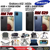 Samsung A12 (6+128GB) | Galaxy A02s (4+64GB) Ready stock [Gift Worth Rm399]