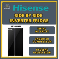 Hisense Side By Side Inverter Fridge Peti Sejuk 660L RS728N4ABU
