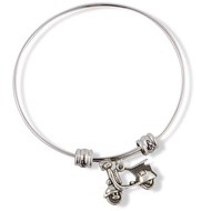 Emerald Park Jewelry Vespa Scooter Bike Fancy Charm Bangle