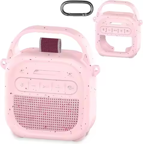 Silicone Cover Case for Bose SoundLink Micro 2 Speake with Handle and Carabiner