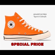 (SPECIAL) Sepatu Converse Chuck 70s HI Total Orange Original 167700C