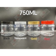 750ML Plastic Container / Balang Kuih Raya / Kuih Raya / Bekas Plastik