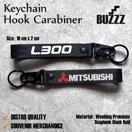 GANTUNGAN MITSUBISHI L300 KEYCHAIN - L 300 KEYCHAIN - MISTDUBISHI L300 CARABINER - MITSUBISHI RALLI 