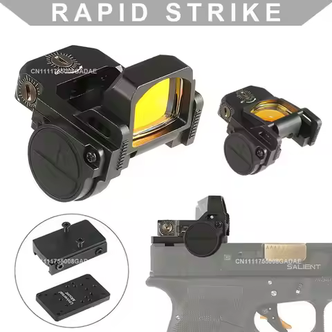 VISM FlipDot Pro Red Dot Sight 3 MOA Mini Reflex Optic Sight for Hunting G17/19 MOS Pistol Handgun A