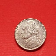 五美分錢幣  第三任美國總統Jefferson Nickel 頭像 1999 歐元創立年 藍芽技術 