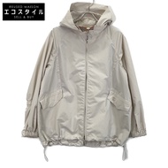 Aquascutum Hoff 5023250012 MAURI 塔夫綢連帽派克大衣，8 碼（二手）