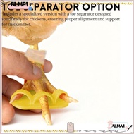 ALMA 4pcs Duck Leg Splint, Durablel Ightweight Chicken Leg Splint, Professional Adjustable Reusable 