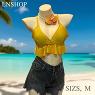 N34 Bikini Top Bra Swimsuit Yellow With Foam Pads Products Photographed From Real Work