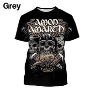 Amon Amararth Short Summer T -shirt with 3D Print Casual Casual Shirt 3D Fashion Fashion
