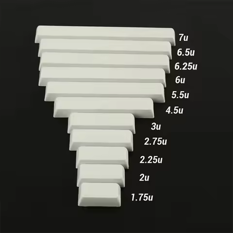 Mechanical Keyboard PBT Keycap 1.75U 2U 2.25 2.75 3U 4.5U 5.5U 6.25U 6.5U 7U X Spacebar Blank XDA Pr