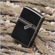 Bisa Cod - (Free Box) Korek Api Zippo Resleting Made In USA/Mancis Zippo Resleting Black