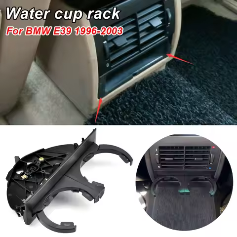 Front Rear Dual Car Drink Cup Holder For BMW E39 520i 525i 528i 520d 1997-2003 51168184520 511681902
