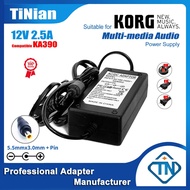 12V 2.5A AC/DC Adapter KA390 for KORG B2N EK-50 i3 B1 Krome-88 EX 73-Key Liano 88 Music Synthesizer 