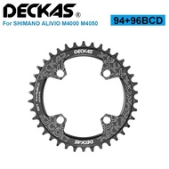 DECKAS 94+96 BCD Bicycle Chainwheel 32T 34T 36T 38T MTB Bike Chainring Mountain Crown Round Oval  Fo