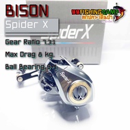 รอกหยดน้ำ BISON SPIDER X ตีเหยื่อปลอม อุปกรณ์ตกปลา