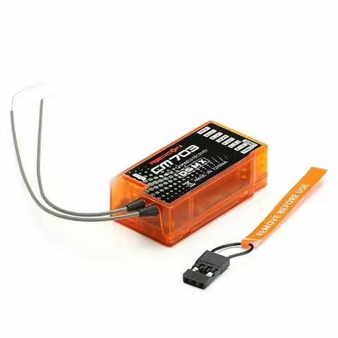 RC Parts 7 Channel CM703 Receiver 2.4Ghz Orange RC Receiver Plastic PPM Output Receiver DSM2 DSMX Tr