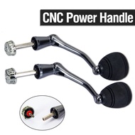 ☬№☊CNC Power Handle Aluminum Alloy Reel Handle Reel Knob Foldable Spinning Reel Replacement Handle