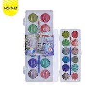 Montana Watercolor Cake Glitter 12 Colors / Montana Watercolor TWGC-12 / Watercolor Cake Glitter