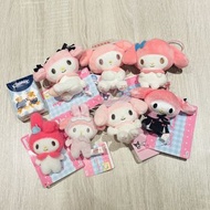 (包平郵）Sanrio 三麗鷗 My Melody 美樂蒂 景品 細公仔 吊飾 掛飾 野餐系列 地雷系 蝴蝶 令面 緞面 扮兔仔 可愛 送小女孩 生日禮物 Taito station Namco 冒險