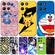 Case For Motorola MOTO G56 G86 G96 5G Case Soft Silicone phone Cover Lovely Pikachu Stitch Cartoon R