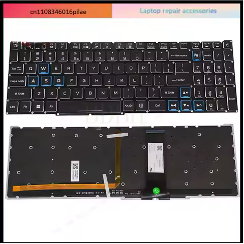 New US Laptop Keyboard For Acer Predator Helios 300 PH315-52 PH317-53 PH317-54 N20C3 N18I2 PH517 PT3