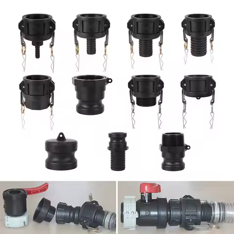 2" Cam-Lock Adapters 1/2" 1" 1.5" 2" Pipe S60 Coarse Thread IBC Tank Quick Couplings Water Tank Join