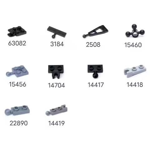 MOC Small particle compatible 22890 14417 15456 22484 14419 14704 14418 67324 ball joint