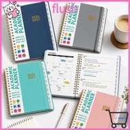 FLUSH Calendar Planner, A5 Monthly/Weekly Academic Planner Book, 2027 with Tabs Spiral Binding Plann