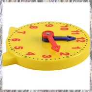 [Z F L U] 4 Inch Student Learning Clock Time Model Teacher Gear Clock 12/24 Hour School Learning Too