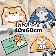 Doormat Foot Towel 60x40 CM Memory Foam Good Water Absorption Non-Slip Carpet Thickness 1.5-1.6 CM.