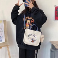 Premium Canvas Bag / Children's Canvas Bag / Rabbit Canvas Bag / Bear Canvas Bag / Cute Kids Sling B