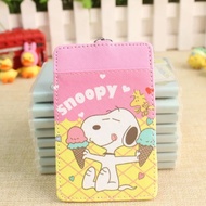 Peanuts Snoopy &amp; Woodstock Ice Cream Ezlink Card Holder With Keyring