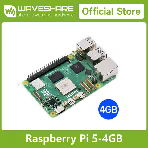 Raspberry Pi 5, Options for 2GB/4GB/8GB RAM, BCM2712 processor, 2.4GHz quad-core 64-bit Arm Cortex-A