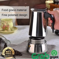 Moka Pot Kepler Original Stainless Steel 200ml SS090