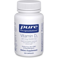 Pure Encapsulations Vitamin D3 125 mcg (5,000 IU) - Supplement to Support Bone, Joint, Breast, Heart