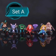 Dota2 DOTA 2 DEMI HERO ACTION FIGURE TOY 7PCS (SET A) Ready Stock Malaysia