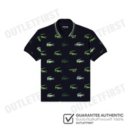 LACOSTE รุ่น MEN’S LACOSTE GOLF CROCODILE PRINT POLO SHIRT CODE: DH5181 10 XIF เสื้อโปโล เสื้อโปโลผู