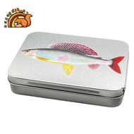 Grayling Trout Pattern Fly Metal Bait Box Fly Fishing Lure Accessories Fly Bait Box