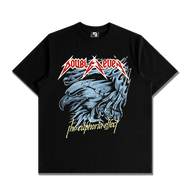 Double 7 Eagle Graphic Tee (Black)