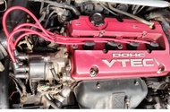 สายหัวเทียน Honda H23a H22a เครื่อง ของใหม่1ชุด4เส้นคุณภาพดีสีเเดง