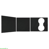 Car Center Console Wrap Kit Sticker Dashboard Matte Carbon Fiber Black For