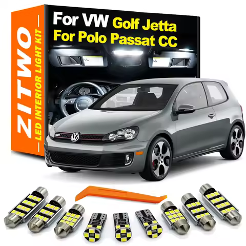 Full Car Bulb LED Interior Trunk Reading Light Kit For VW Volkswagen Golf Jetta 3 4 5 6 7 Passat B5 